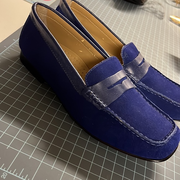 Terry Lewis Classic Luxuries baby blue Loafers - Picture 3 of 10